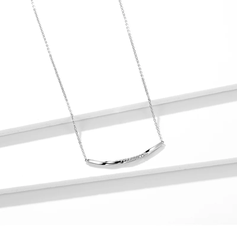 (imagem para) Pandora Style Smile Necklace - BSN130 - Visualizar 4