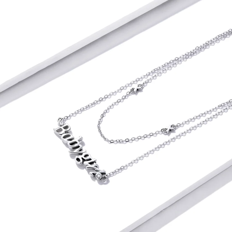 (imagem para) Pandora Style Treasure Girl Necklace - BSN230 - Visualizar 3