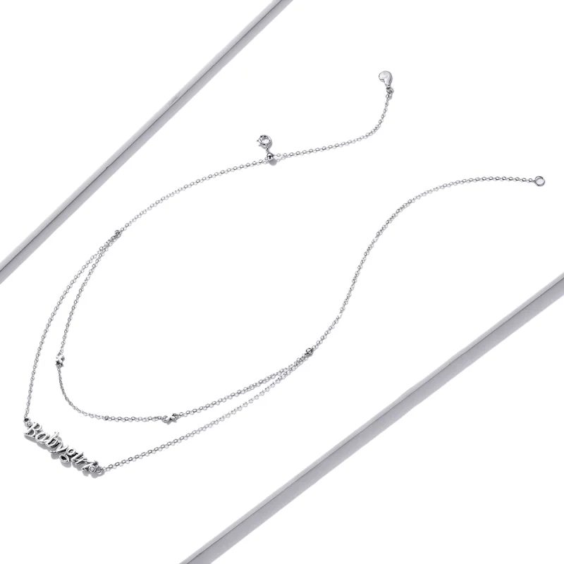 (imagem para) Pandora Style Treasure Girl Necklace - BSN230 - Visualizar 5