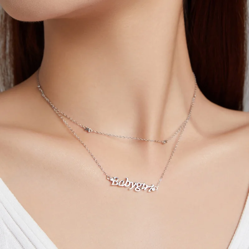(imagem para) Pandora Style Treasure Girl Necklace - BSN230 - Visualizar 7
