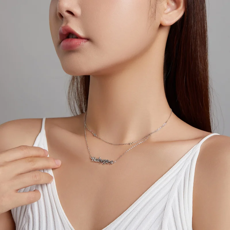 (imagem para) Pandora Style Treasure Girl Necklace - BSN230 - Visualizar 8