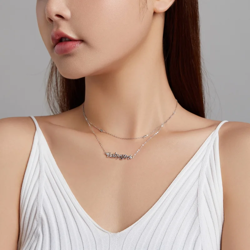 (imagem para) Pandora Style Treasure Girl Necklace - BSN230 - Visualizar 9