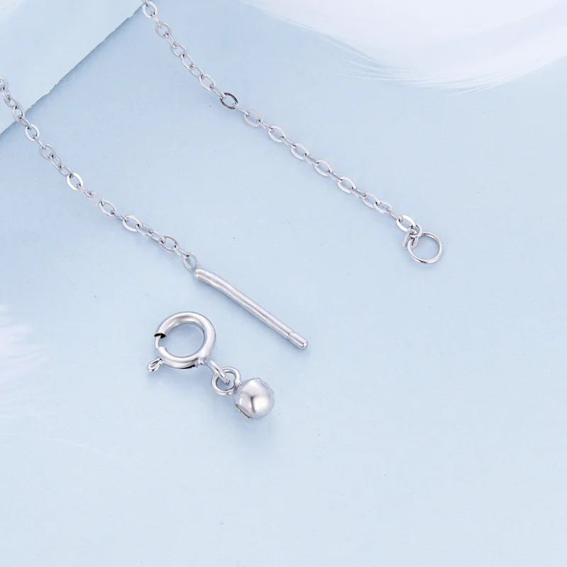 (imagem para) Pandora Style Wing Necklace - BSN268 - Visualizar 5