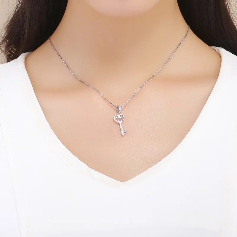 (imagem para) Pendente A chave para a felicidade estilo Pandora - SCC791 - Visualizar 5