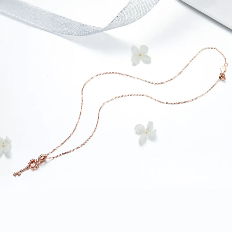 (imagem para) Pendente Chave Brilhante da Sorte estilo Pandora Rose - SCC1122 - Visualizar 4