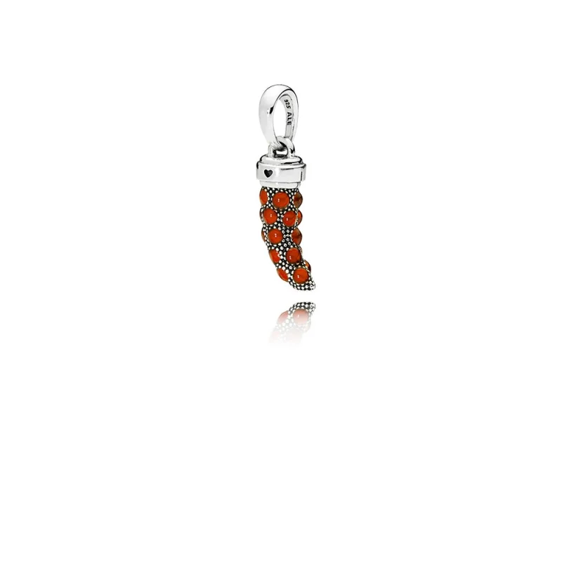 (imagem para) Charm Pendente PANDORA Amuleto da Sorte Vermelho - 397203EN07