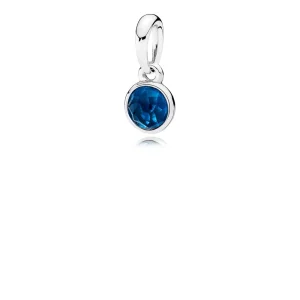 (imagem para) Charm Pendente PANDORA Gota de Cristal Azul Topázio Dezembro - 390396NLB