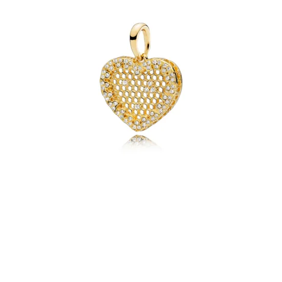 (imagem para) Charm Pendente PANDORA Shine Favo De Mel