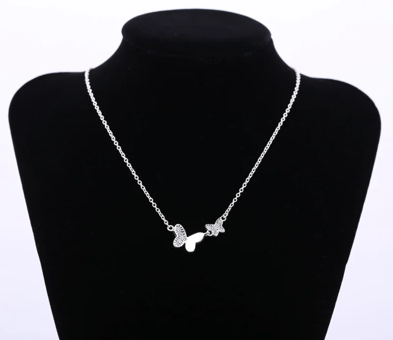 (imagem para) Colar Pandora de prata Borboleta - Visualizar 2