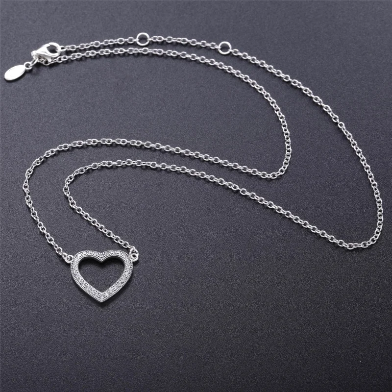 (imagem para) Colar PANDORA Coração Apaixonado - 590534CZ-45 - Visualizar 2