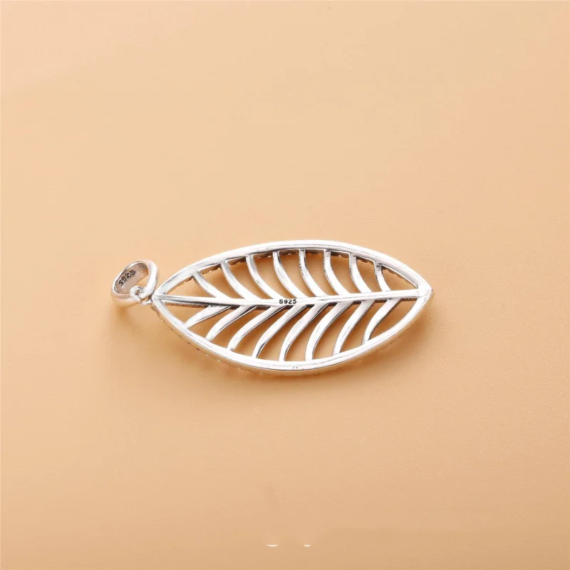 (imagem para) Colar Pandora de prata Palma tropical - Visualizar 2