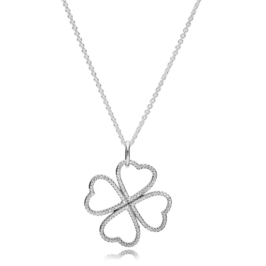 (imagem para) Colar PANDORA Pétalas do Amor - 390381CZ-90