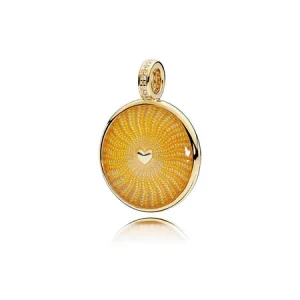 (imagem para) E.L. Charm Pendente PANDORA Shine Raio De Sol