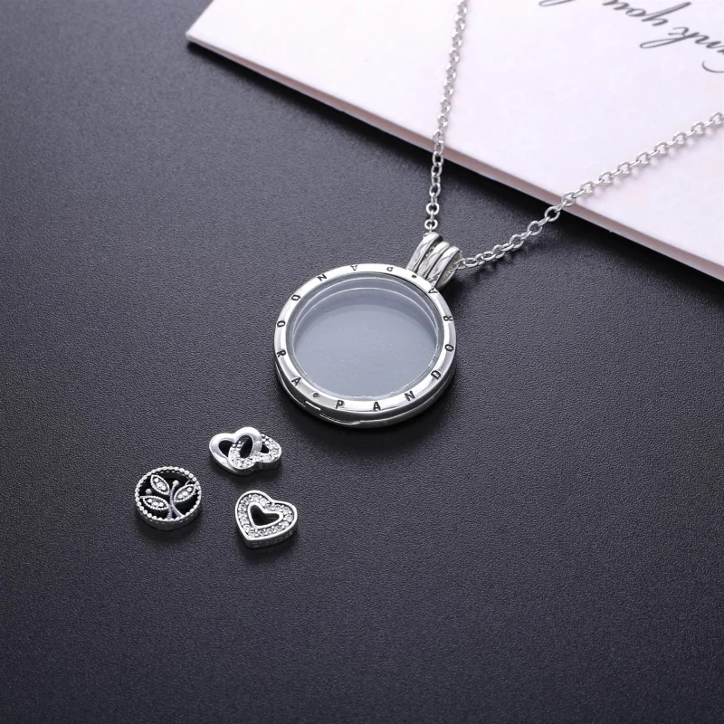 (imagem para) Pandora Floating Locket Amo família - Visualizar 2
