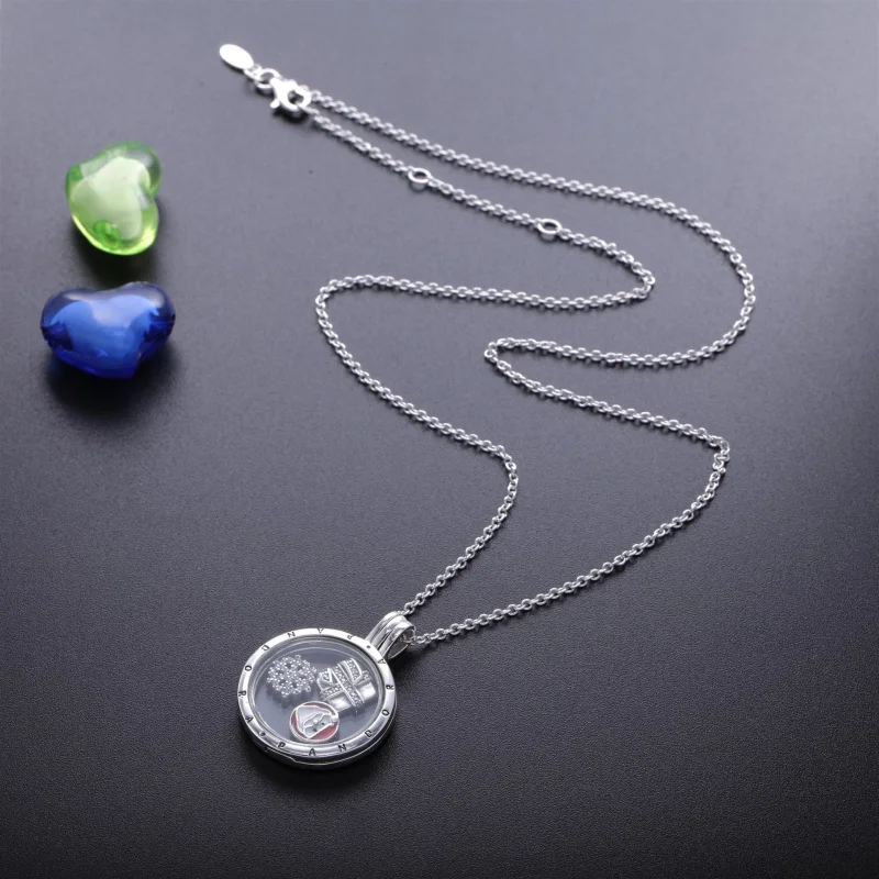 (imagem para) Pandora Floating Locket Amo família - Visualizar 3