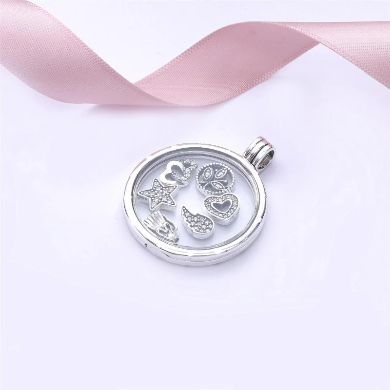 (imagem para) Pandora Floating Locket Grande - Visualizar 2