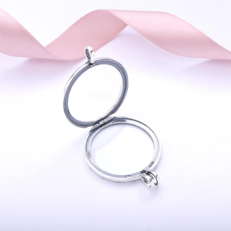 (imagem para) Pandora Floating Locket Grande - Visualizar 4