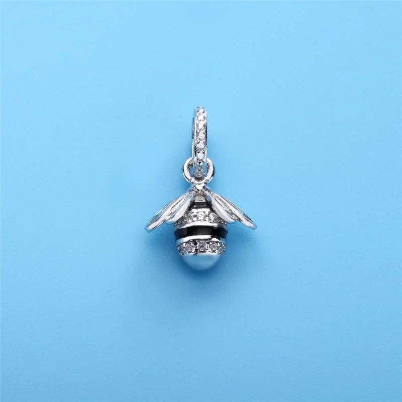 (imagem para) Charm Pendente PANDORA Shine Abelha Reluzente - 367075EN16 - Visualizar 3