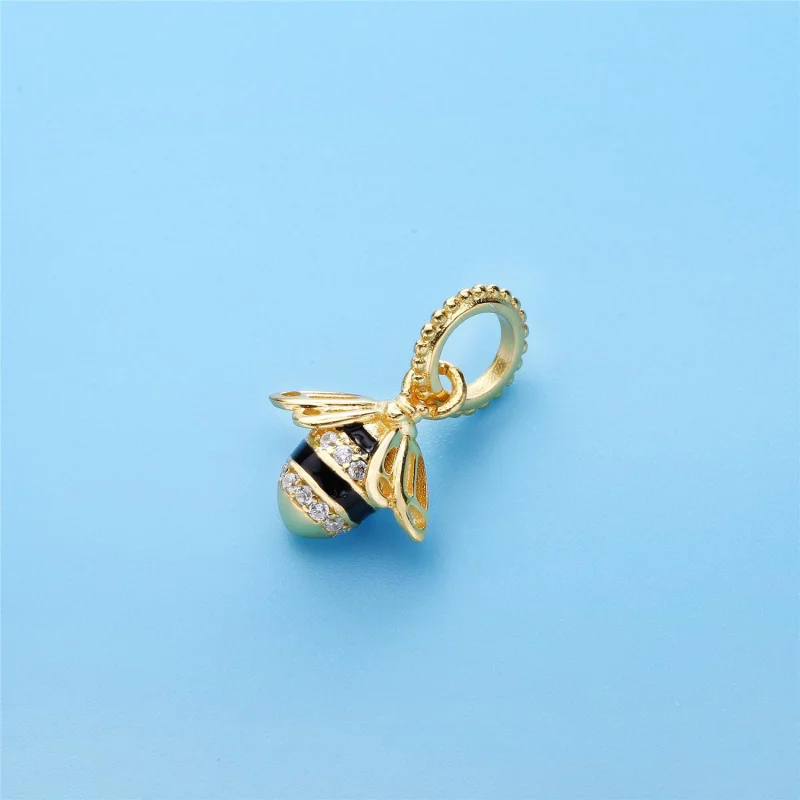 (imagem para) Charm Pendente PANDORA Shine Abelha Reluzente - 367075EN16 - Visualizar 5