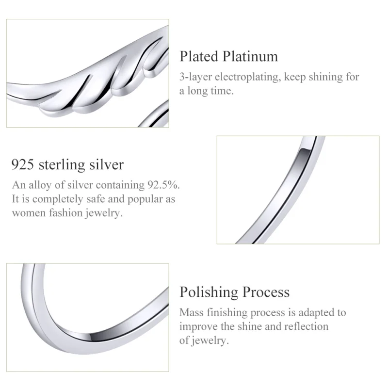 (imagem para) Anel ASA de anjo life Pandora - SCR567 - Visualizar 3