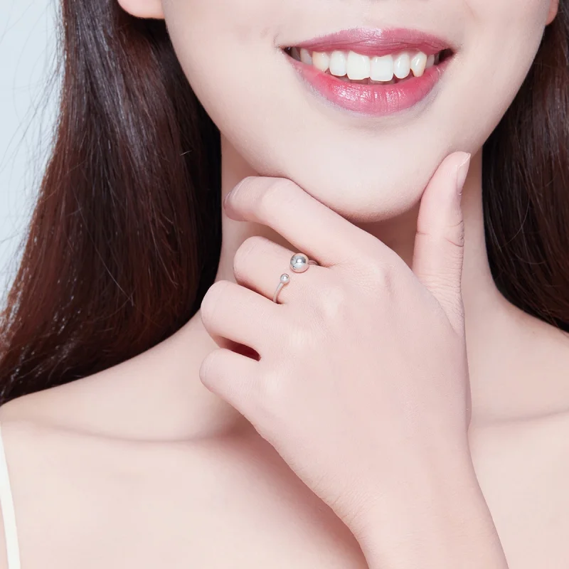 (imagem para) Anel Bola de prata life Pandora - SCR575 - Visualizar 6