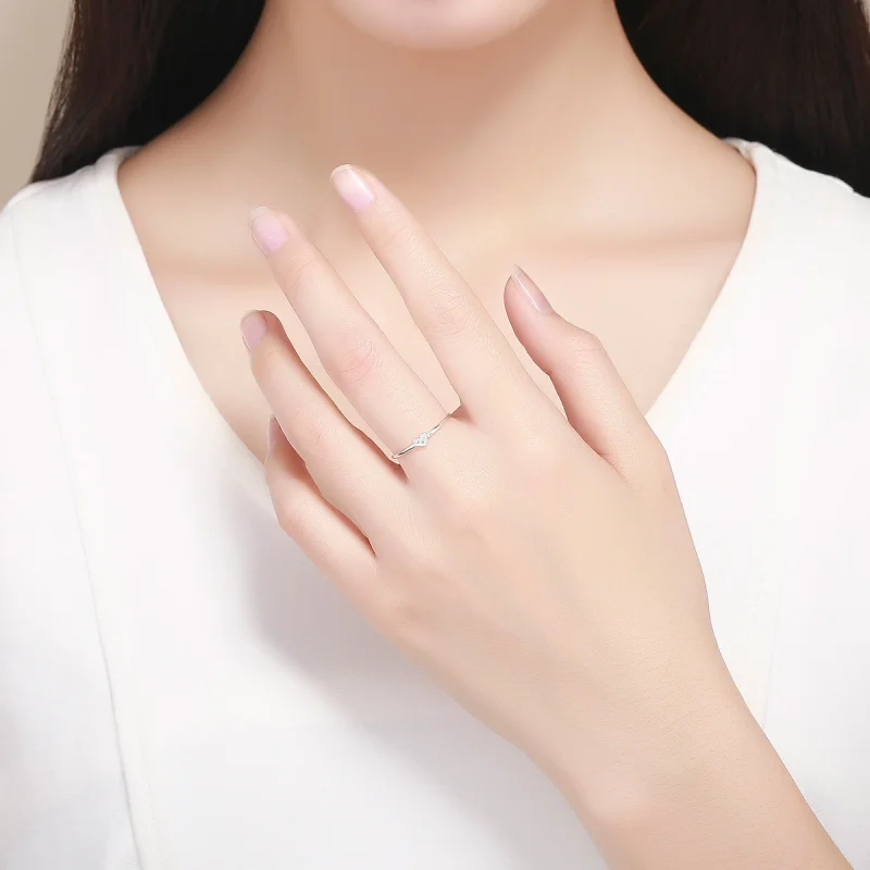 (imagem para) Anel Coração de senhora estilo Pandora - SCR491 - Visualizar 7