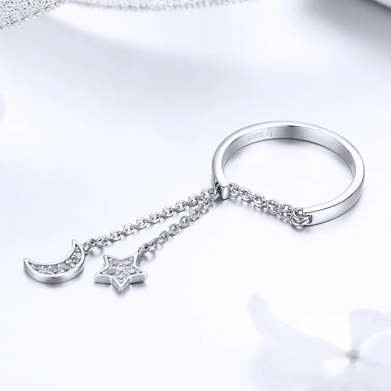 (imagem para) Anel Estrela e lua life Pandora - SCR407 - Visualizar 4