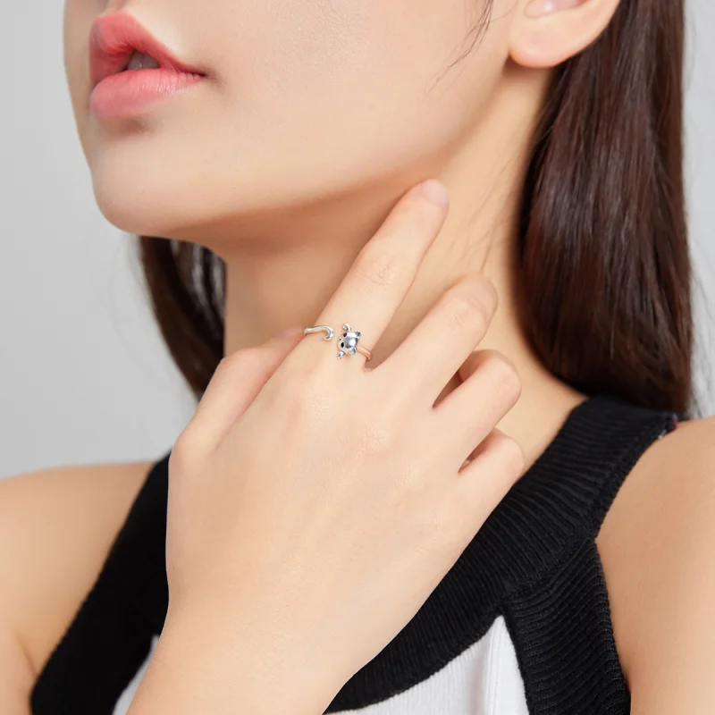 (imagem para) Anel Gato fofo life Pandora - SCR707 - Visualizar 6