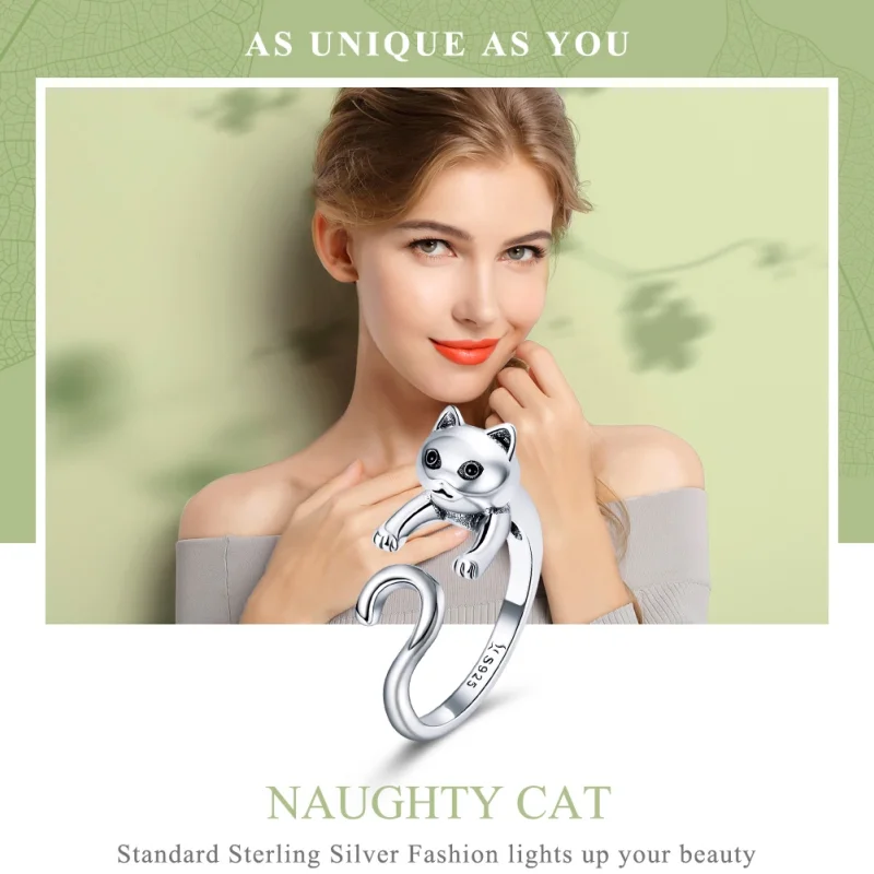 (imagem para) Anel Gato travesso life Pandora - SCR409 - Visualizar 2