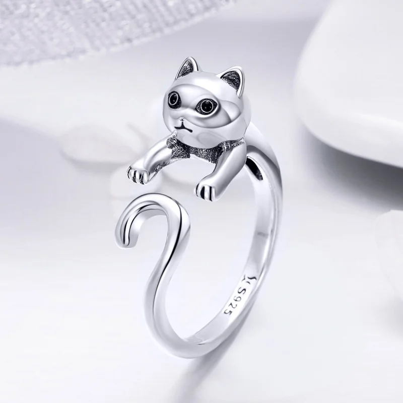 (imagem para) Anel Gato travesso life Pandora - SCR409 - Visualizar 4