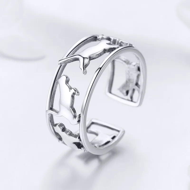 (imagem para) Anel Gatos felizes life Pandora - SCR473 - Visualizar 4