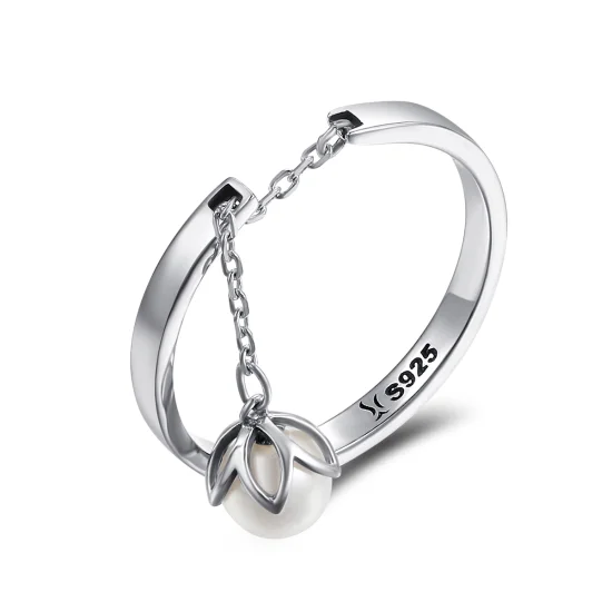 (imagem para) Anel Lágrimas de flores estilo Pandora - SCR165