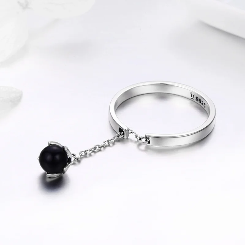 (imagem para) Anel Lágrimas de flores estilo Pandora - SCR314 - Visualizar 5