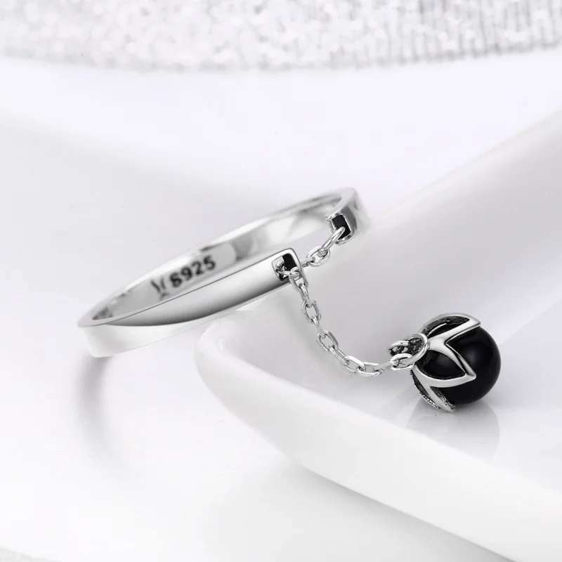 (imagem para) Anel Lágrimas de flores estilo Pandora - SCR314 - Visualizar 6
