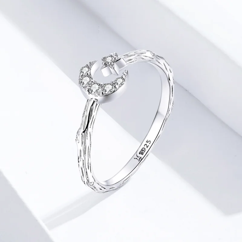 (imagem para) Anel Lua Estelar Vintage estilo Pandora - SCR638 - Visualizar 2