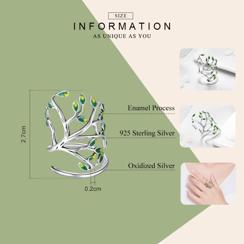 (imagem para) Anel Árvore da vida life Pandora - SCR454 - Visualizar 3