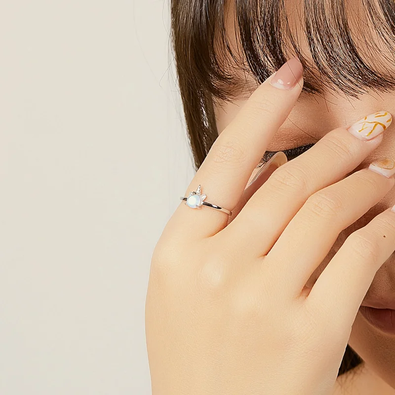 (imagem para) Anel Unicórnio extravagante estilo Pandora - SCR642 - Visualizar 6