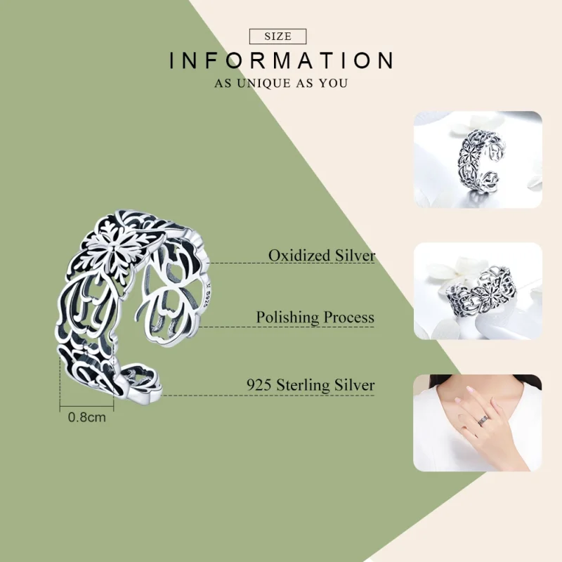 (imagem para) Anel Vintage life Pandora - SCR500 - Visualizar 3