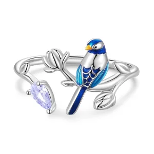 (imagem para) Pandora Style Bird Open Ring - BSR288