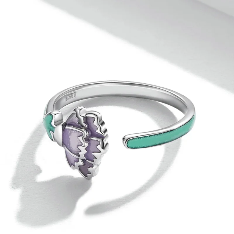 (imagem para) Pandora Style Carnation Open Ring - SCR773 - Visualizar 3