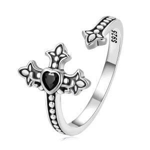 (imagem para) Pandora Style Cross Open Ring - BSR298
