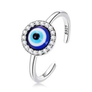 (imagem para) Pandora Style Devil Eye Open Ring - BSR254