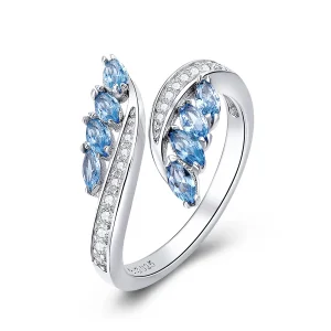 (imagem para) Pandora Style Elegant Willow Branch Open Ring - BSR005