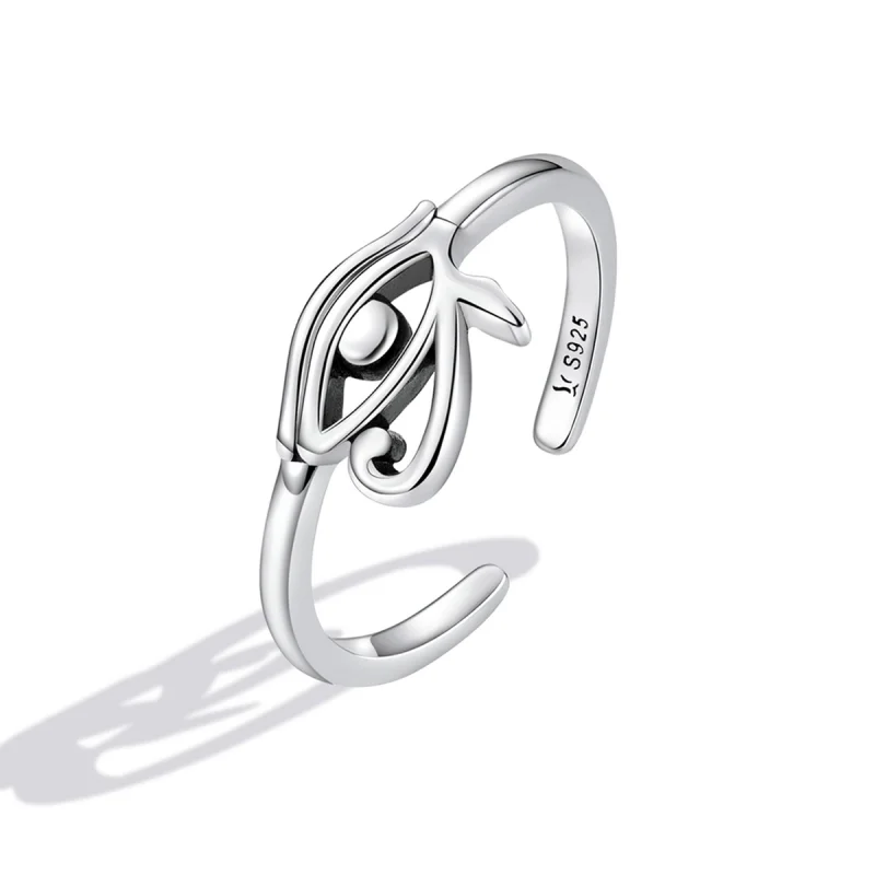 (imagem para) Pandora Style Eye of Horus Open Ring - SCR801 - Visualizar 2