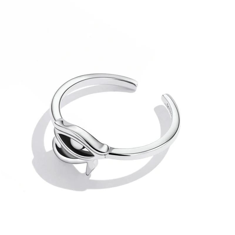 (imagem para) Pandora Style Eye of Horus Open Ring - SCR801 - Visualizar 4