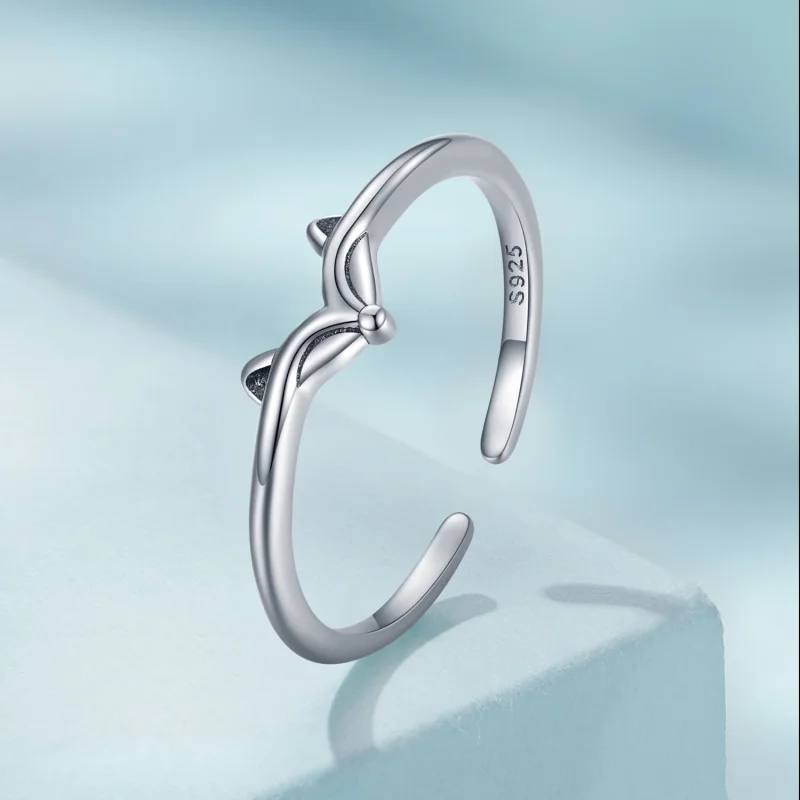 (imagem para) Pandora Style Fox Open Ring - SCR868 - Visualizar 2