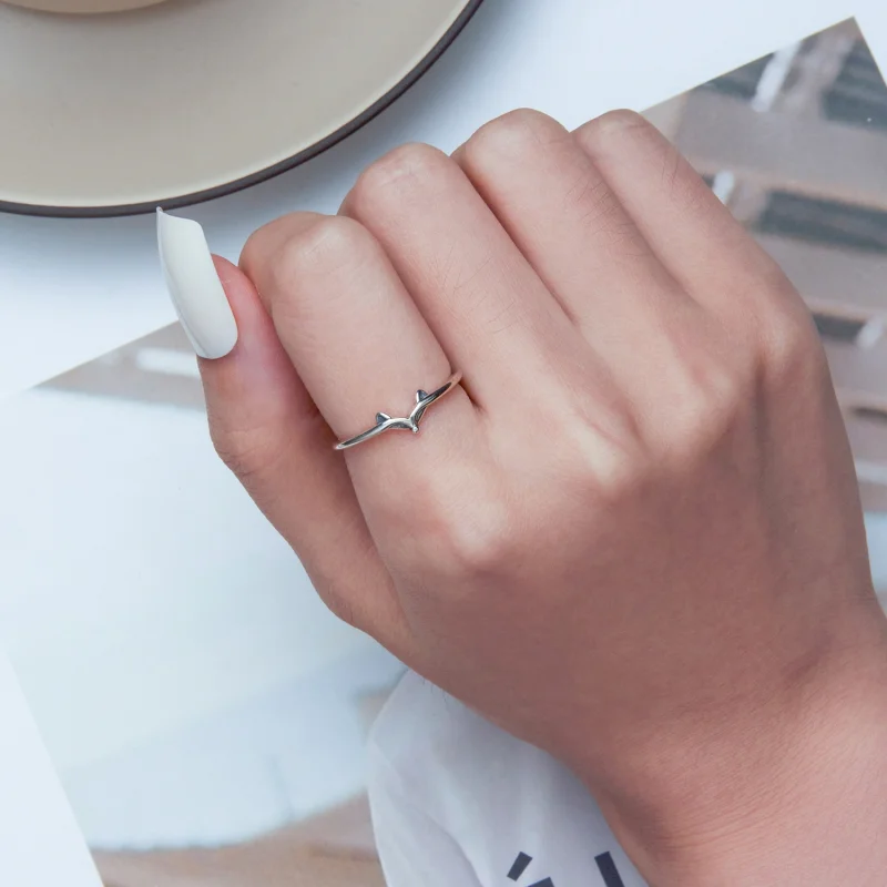 (imagem para) Pandora Style Fox Open Ring - SCR868 - Visualizar 5