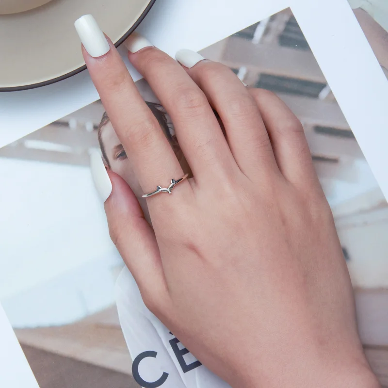 (imagem para) Pandora Style Fox Open Ring - SCR868 - Visualizar 6