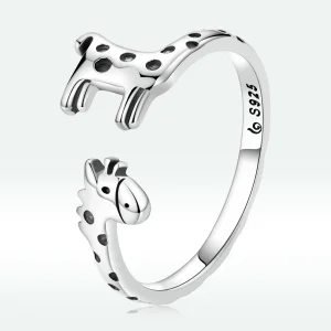 (imagem para) Pandora Style Giraffe Open Ring - BSR228