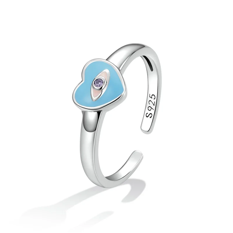 (imagem para) Pandora Style Love Devil Eyes Open Ring - SCR806 - Visualizar 2